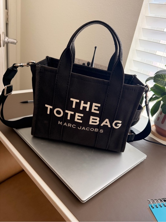 Marc Jacobs Handbags - Marc Jacobs Black Canvas Small Tote Bag
